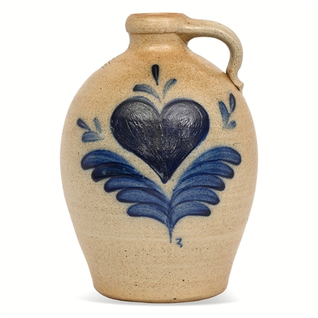 ROWE POTTERY ソルト・ガレイズド陶器製シュガーポット U.S.A.製 ROWE