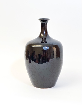 Black Cherry Glazed Vase