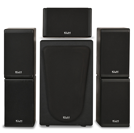 KLH HTA-9906 6-Piece 550-Watt Home Theater System