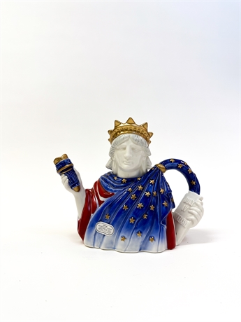 Fitz and Floyd Collectible Statue of Liberty Teapot