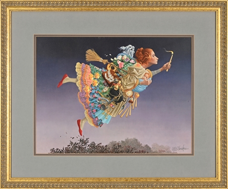 James C. Christensen 'The Responsible Woman' Limited Edition Print