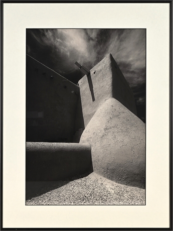 Dick Lawrence “NW Buttress, Ranchos de Taos” – Giclée Photograph – Signed, COA –