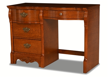 Lexington Victorian Sampler Collection Oak Desk/Vanity