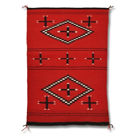 1930-1940 Non Regional Wearing Blanket Navajo Rug