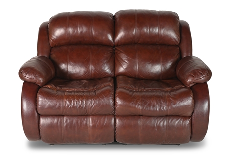 Fullerton Leather Reclining Loveseat by Ashley