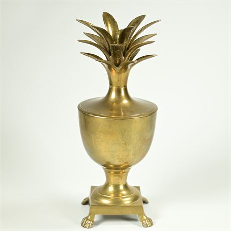Hollywood Regency Brass Urn