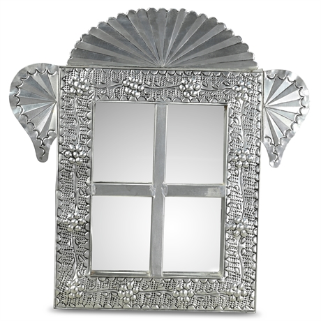 Mexican Punched Tin Mirror