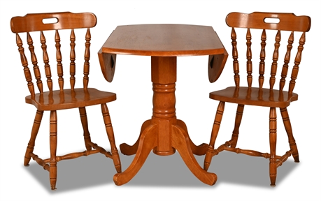 Oak Breakfast Table & Chairs