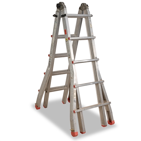 22' Jaws Aluminum Extra Heavy Duty Extension Ladder