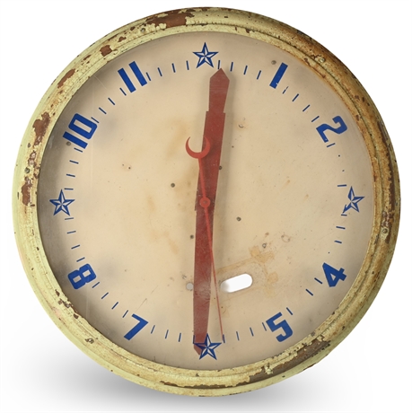 Vintage Nautical Star Clock