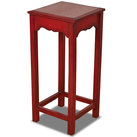 28" Solid Wood Plant Stand