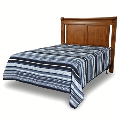 Willoughby Queen Sleigh Headboard & Simmons Queen Mattress