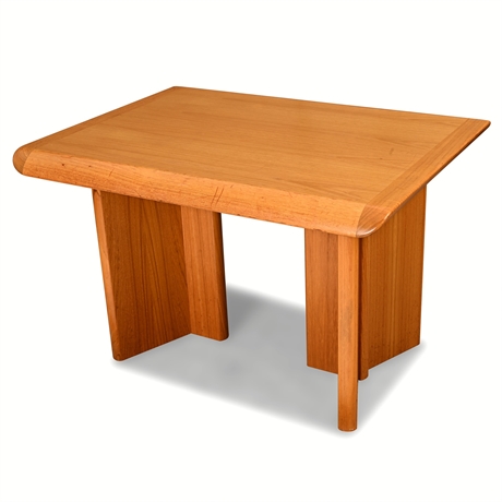 Vintage Nordic Furniture Teak Side Table – Rounded Corners, Canada