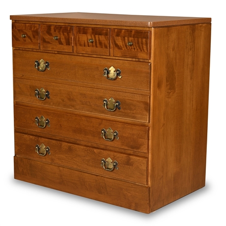 Ethan Allen Heirloom Maple Seven-Drawer Chest, 1975