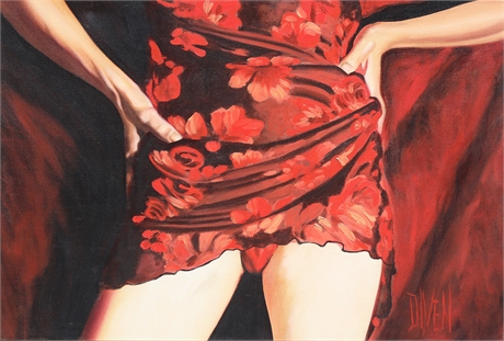 'Flower Skirt' - Bob Diven Original