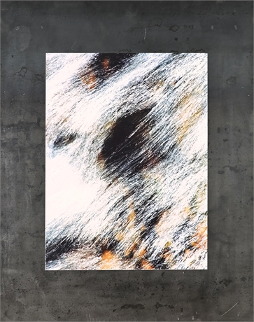 Paul Lawrence Abstract Water Photo on Steel Panel