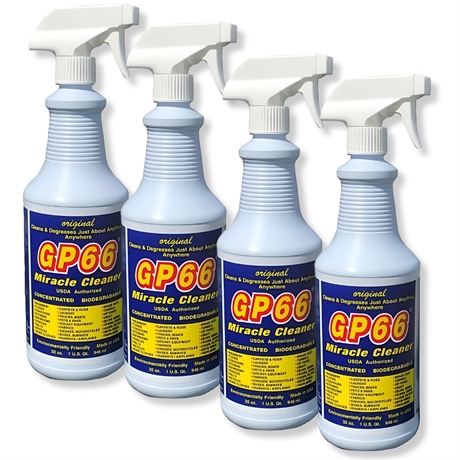 (4) 32 oz GP66 Miracle Cleaner