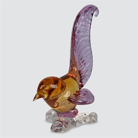 Mid-Century Murano Art Glass "Bird"