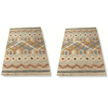 Contemporary Pair Safavieh Kenya Area Rugs