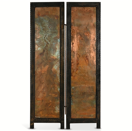 Y.C. Jaramillo Steel & Copper Room Divider – Santa Fe Indian Market