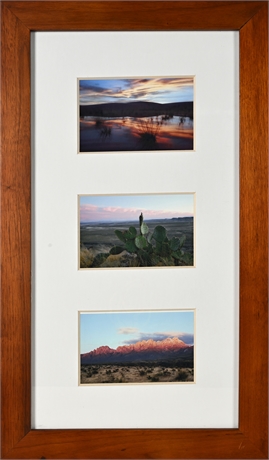 Framed New Mexico Desert Photography — Organ Mountains, Las Cruces Views