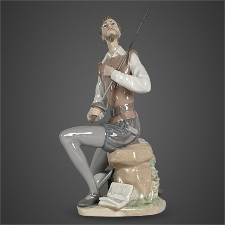 Lladró Don Quixote Oration #5357 Salvador Furió Retired w/ Box