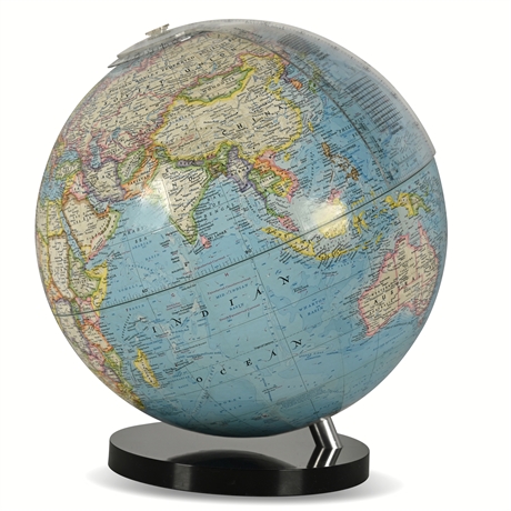 National Geographic Political Globe with Index & Guide, 13" Diameter