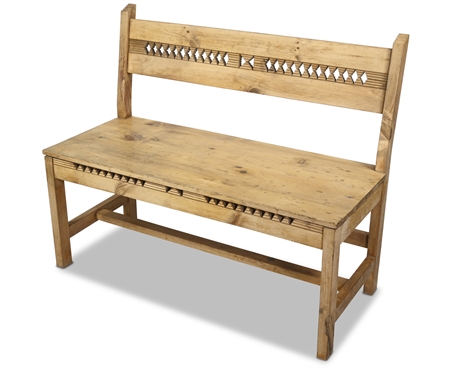 Rustic Southwest Bench