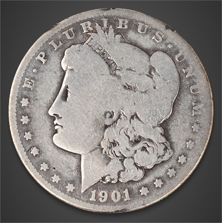 1901-S Morgan Silver Dollar – San Francisco Mint – .900 Silver