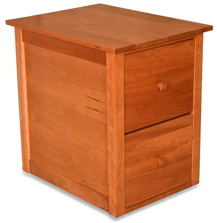 Amish Made Cherry File Cabinet