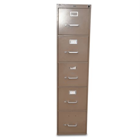 Anderson Hickey Company 5 Drawer File Cabinet