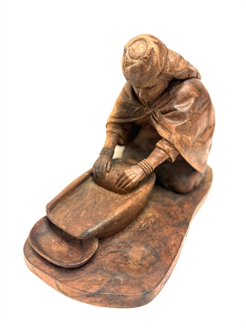 Hand Carved Wooden Sculpture