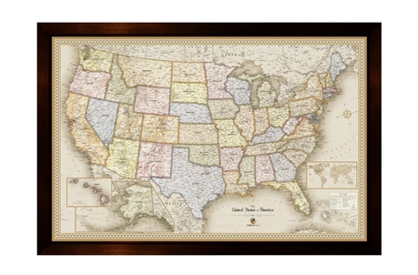 Magnetic United States Map
