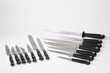 Wüsthof Trident Knives and Knife Block