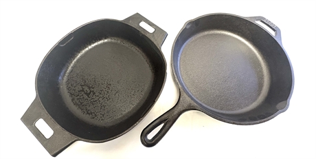 Lodge Cast Iron and Pampered Chef