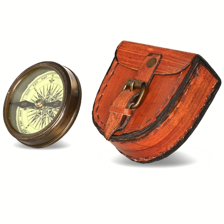 Brass Nautical Compass