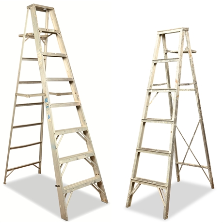 Pair Aluminium Ladders