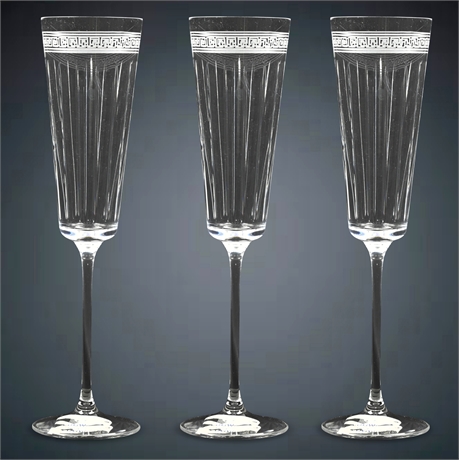 Wedgwood "Dynasty" Champagne Flutes