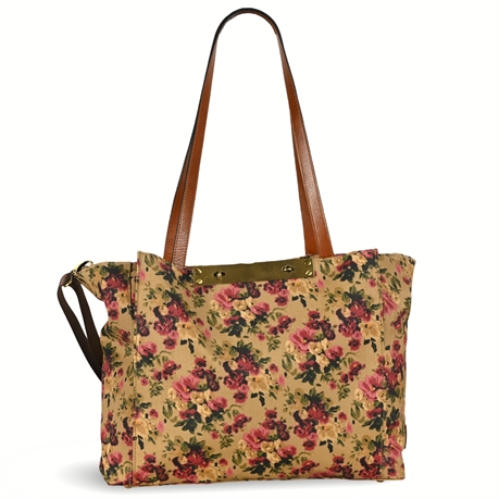 Patricia Nash "Antique Rose" Canvas Ria Tote