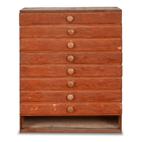 8 Drawer Pine Chest