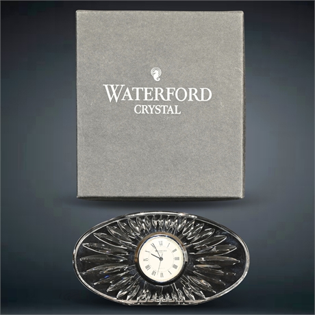 Waterford Crystal Desk Clock