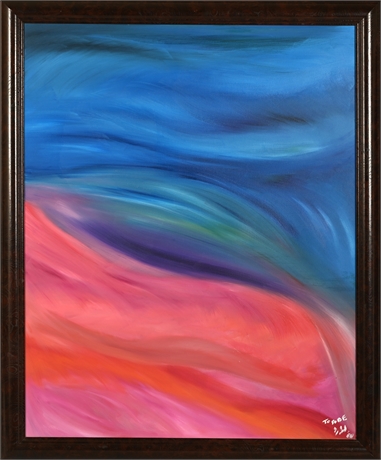 Colors of the Wave, Original Painting