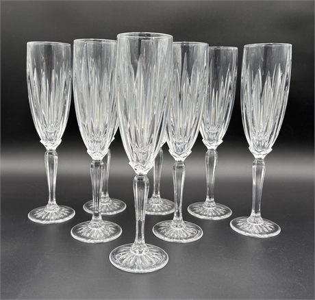 Crystal d'Arques-Durand 24% Lead Crystal Champagne Flutes