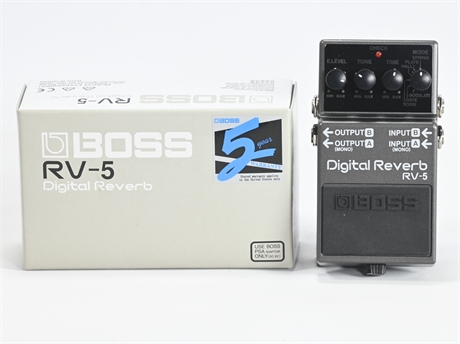 Boss RV-5 Digital Reverb Foot Pedal