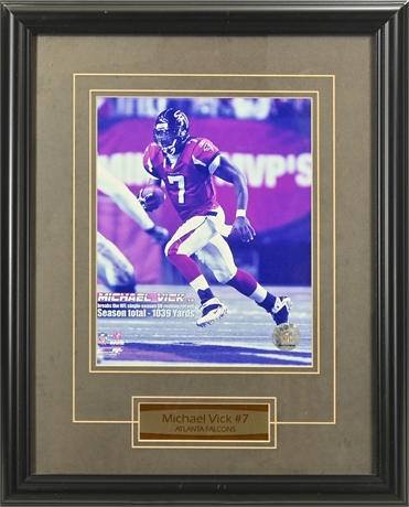 Official Michael Vick Framed Photo