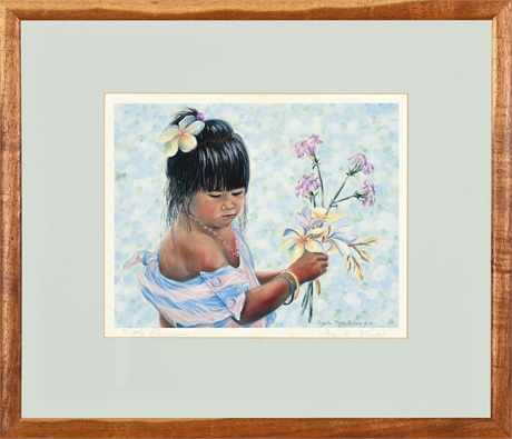 Angela Marie Kanas 'Little Blossom' Framed Print