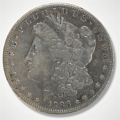 1886-O Morgan Silver Dollar - 90% Silver