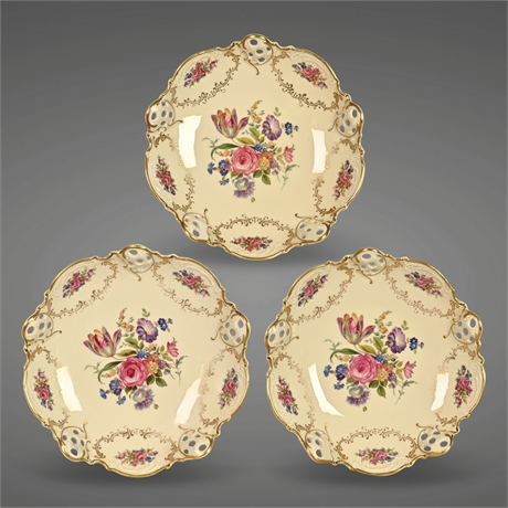 Vintage Rosenthal "Moliére" Porcelain Dessert Plates