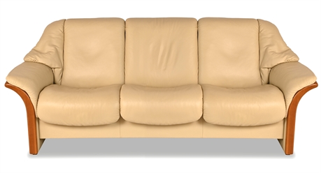 Ekornes Stressless 'Eldorado' Leather Reclining Sofa