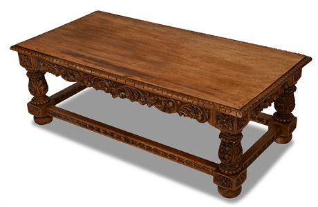 Spanish Colonial Style Cocktail Table by Artes de Mexico